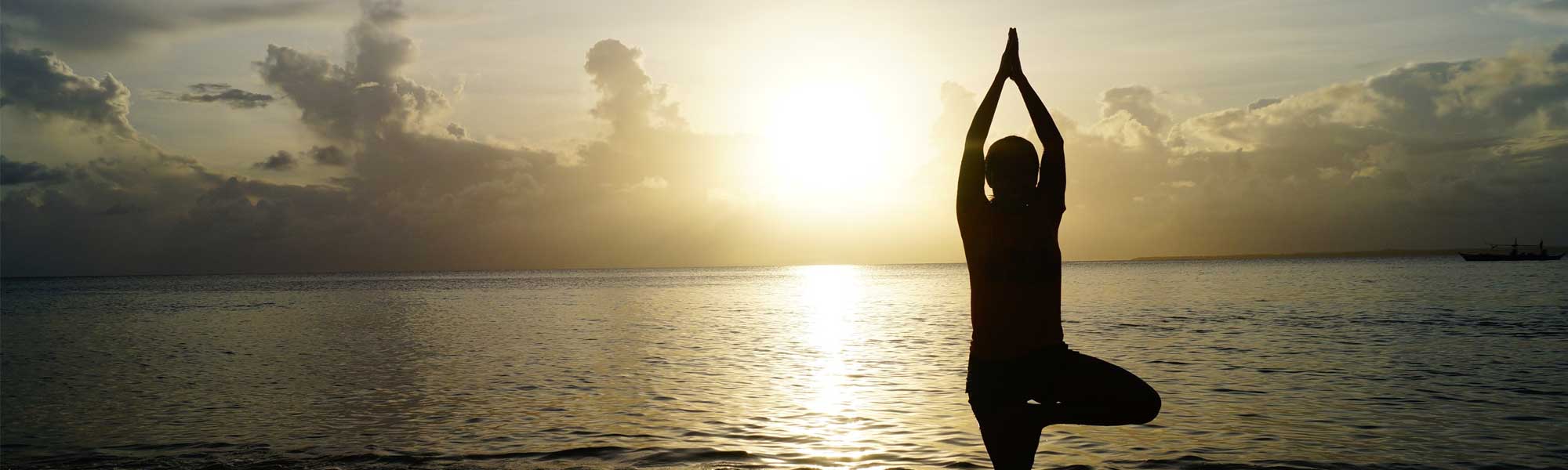 Meditation on the beach